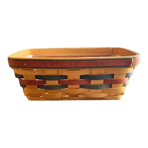 Longaberger 1998 Shades of Autumn Bakers Bounty Basket and Protector - Picture 3 of 8